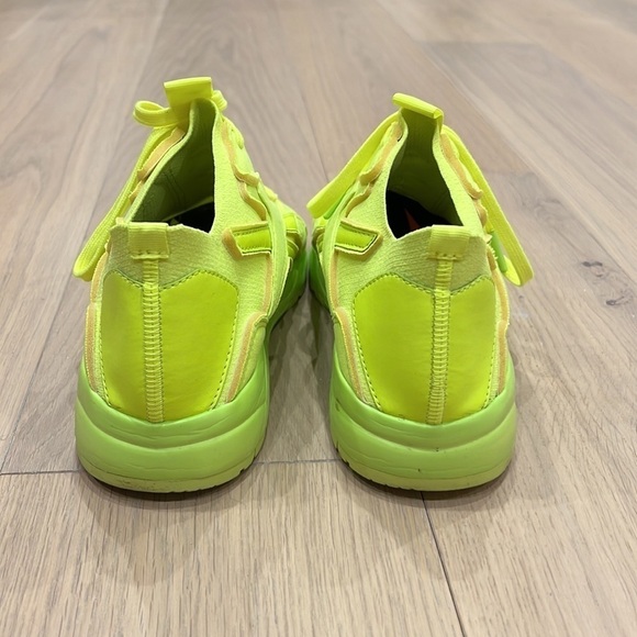 Victoria Beckham x Reebok | Neon Yellow Bolton Sock Sneaker - EU 41/UK 7.5 - Picture 4 of 8